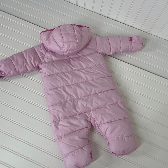 Levi’s Levi Straus & Co Baby Girl Snowsuit Bodysuit Pink Size 9 MONTHS - Picture 4 of 4